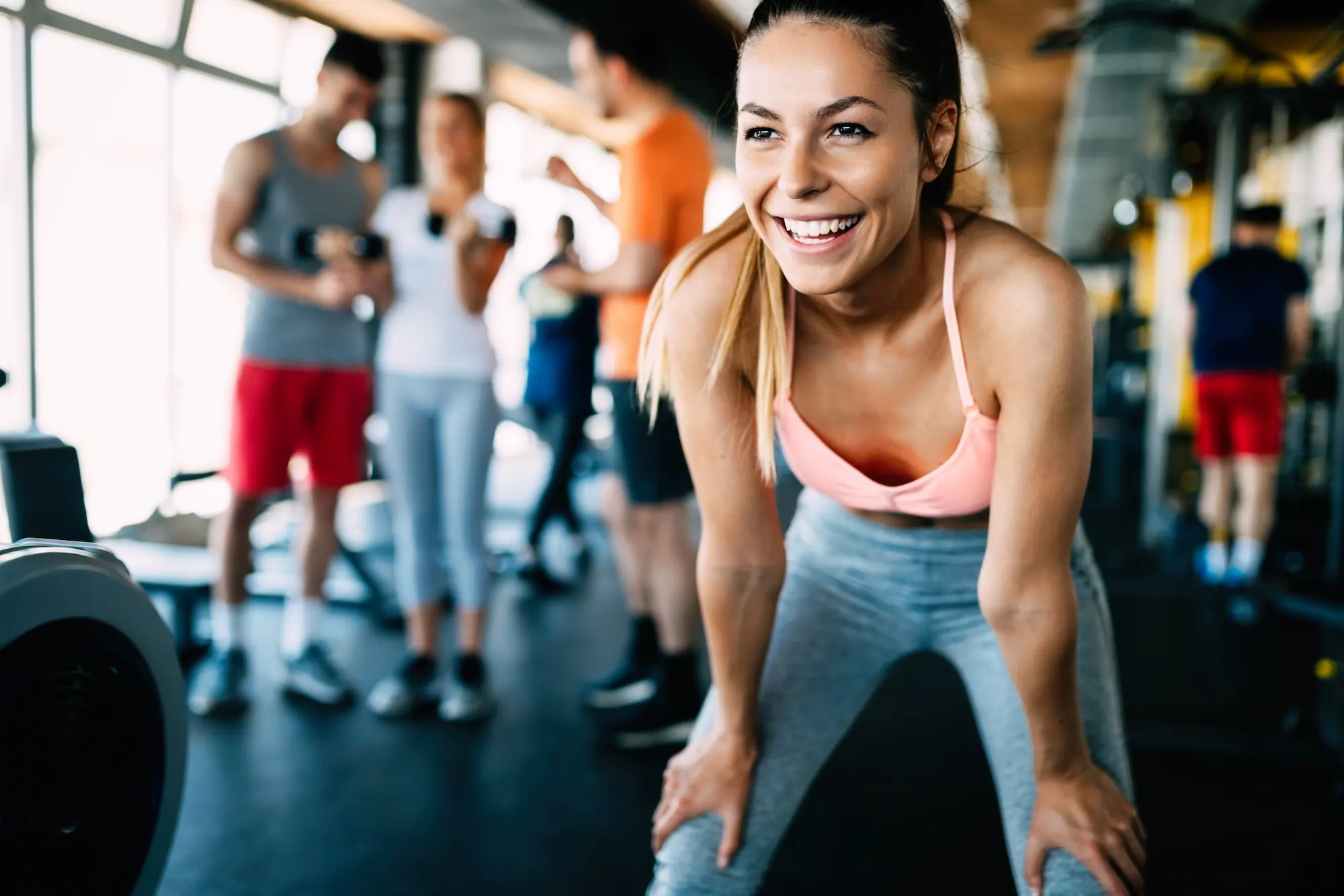 Athletic wellness background